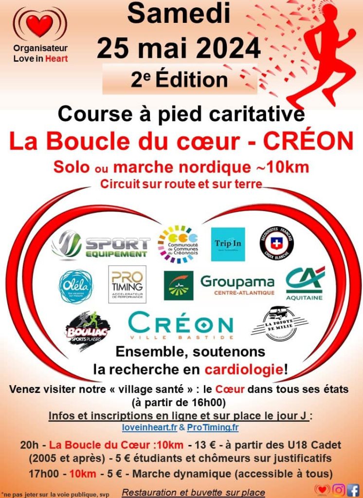 Course Love in Heart Créon